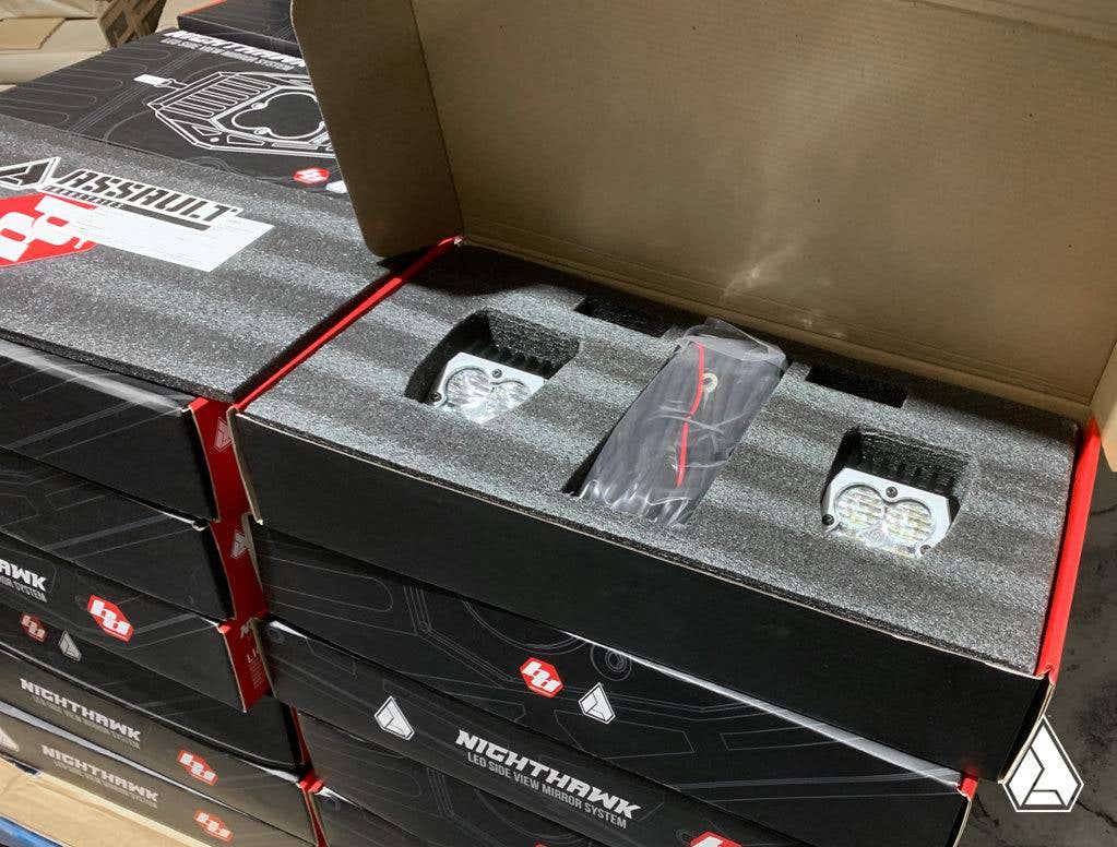 Photo of Assault Industries Nighthawk LED Side Mirrors by Assault Industries - Premium Mirrors for UTVs / Side by Sides