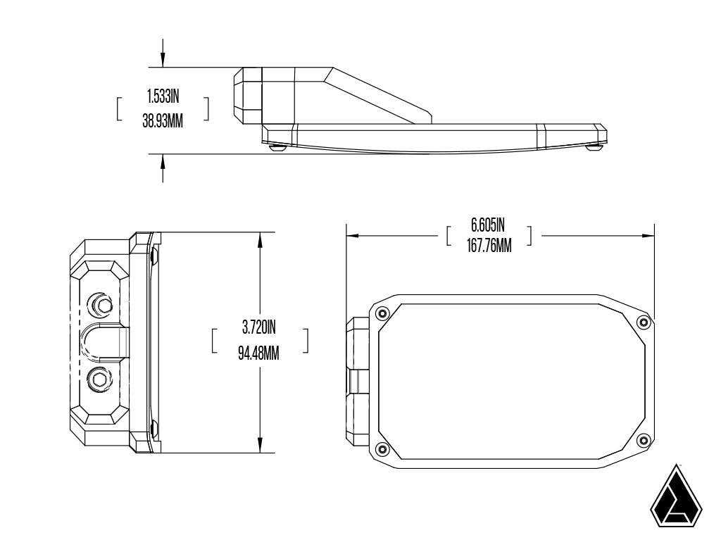 Photo of Assault Industries Phantom Convex Side Mirrors by Assault Industries - Premium Mirrors for UTVs / Side by Sides