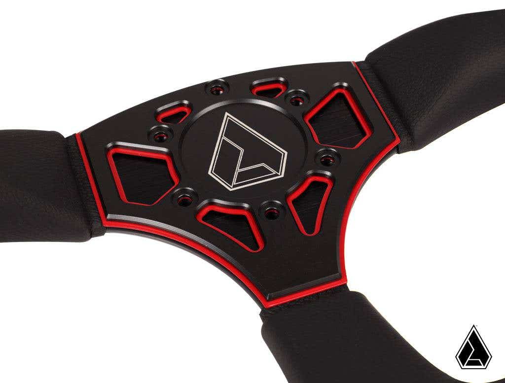Photo of Assault Industries 350R Leather UTV Steering Wheel by Assault Industries - Premium Steering Wheels for UTVs / Side by Sides
