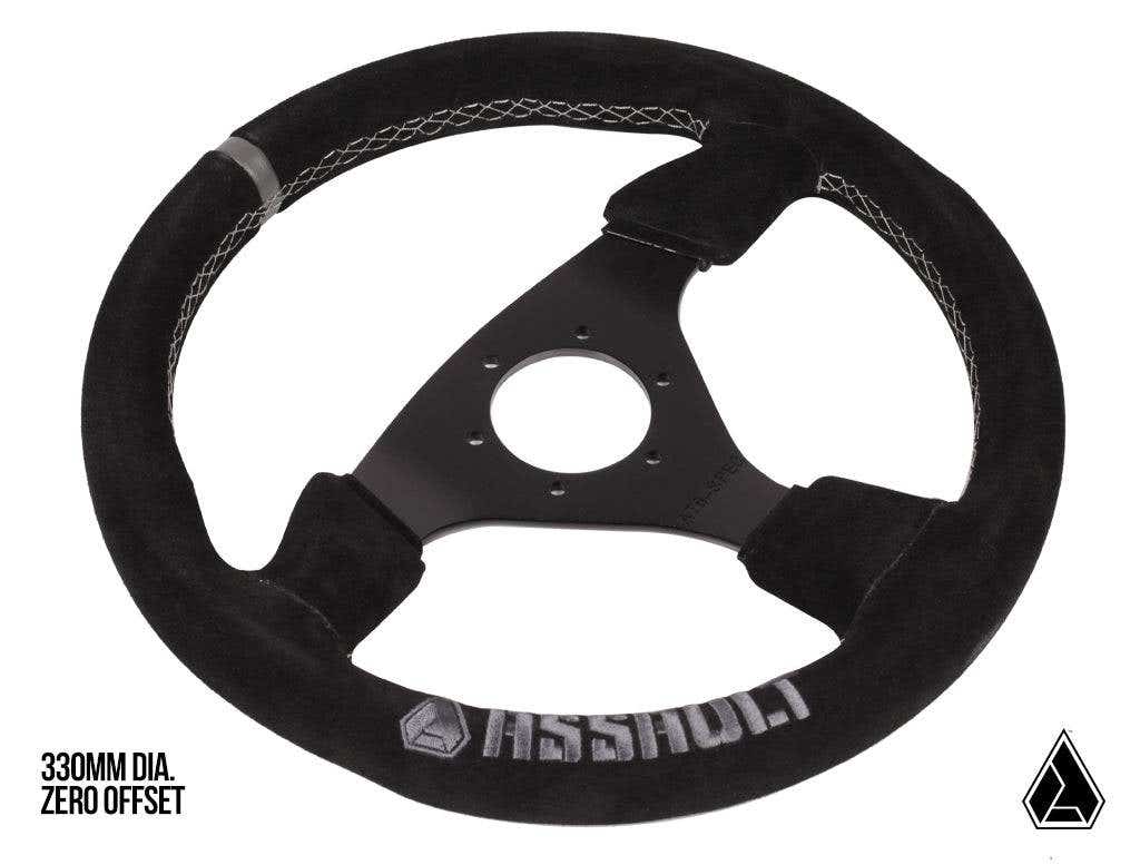 Photo of Assault Industries Universal Navigator Suede UTV Steering Wheel by Assault Industries - Premium Steering Wheels for UTVs / Side by Sides