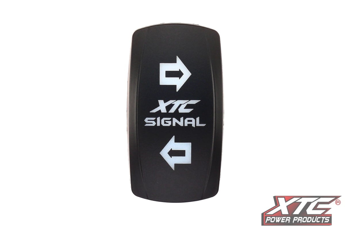 Photo of XTC Vertical Turn Signal Contra V Rocker Switch Cover by XTC Power Products - Premium Rocker Switches for UTVs / Side by Sides