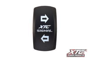 XTC Vertical Turn Signal Contra V Rocker Switch Cover