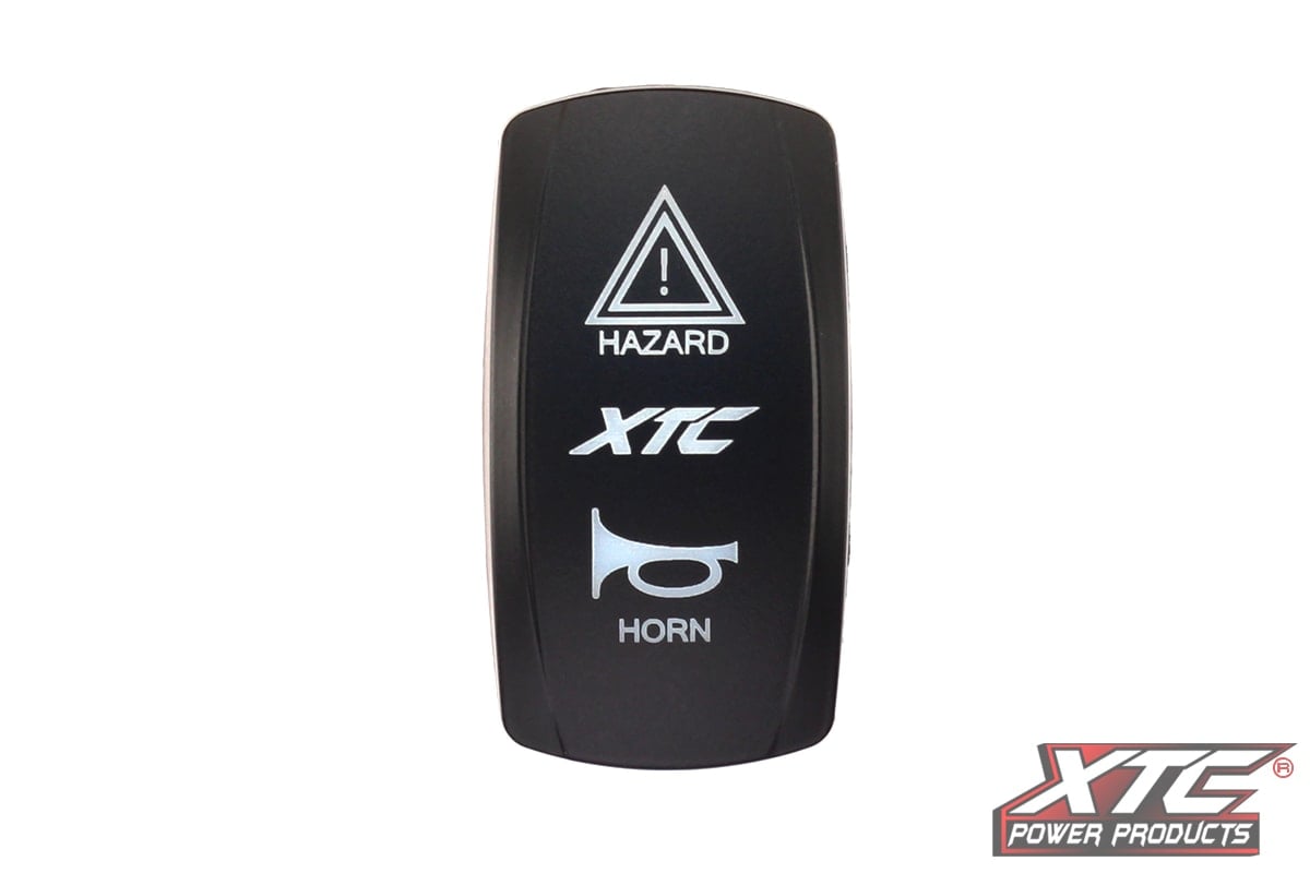 Photo of XTC Hazard Horn Rocker Switch Cover by XTC Power Products - Premium Rocker Switches for UTVs / Side by Sides
