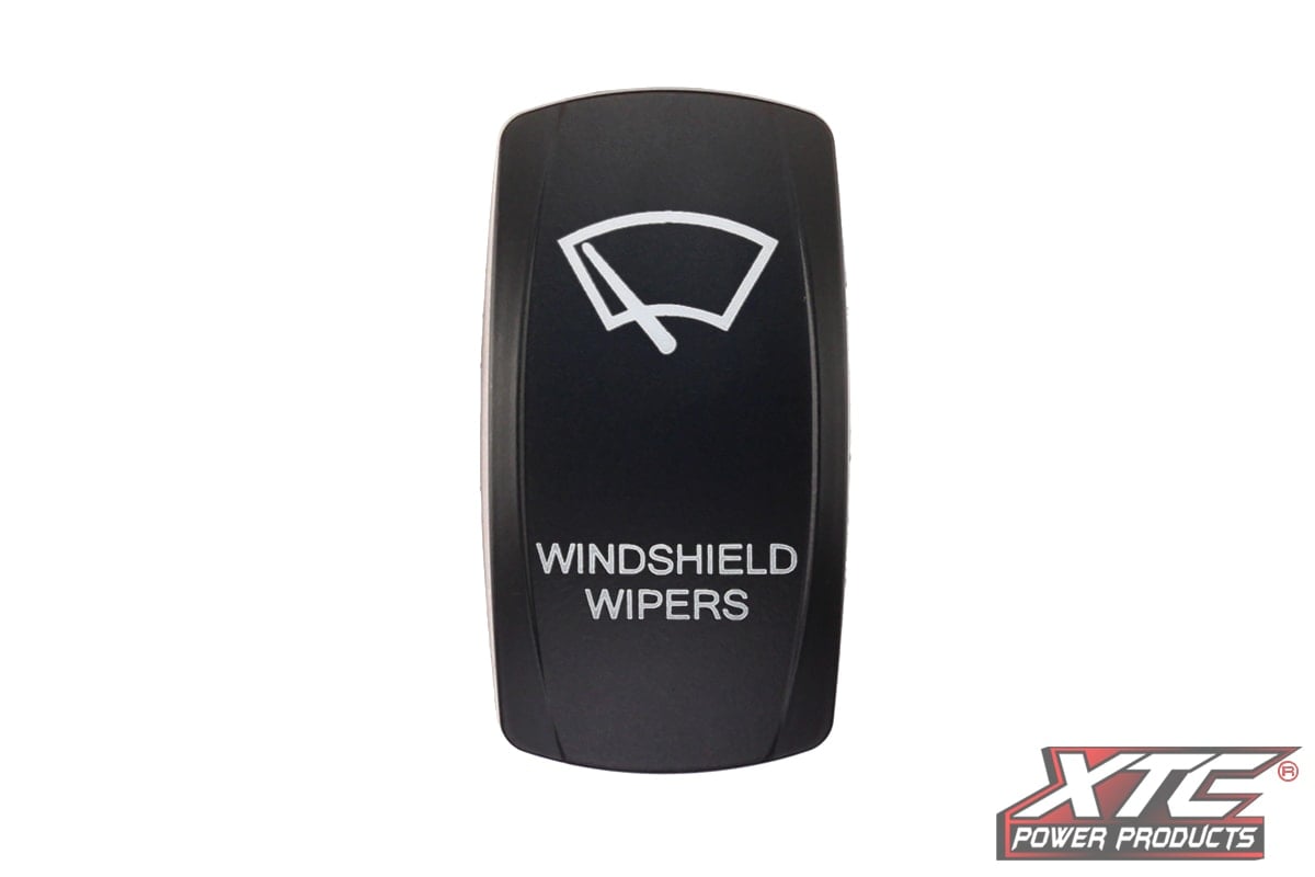 Photo of XTC Windshield Wipers Contra V Rocker Switch Cover by XTC Power Products - Premium Rocker Switches for UTVs / Side by Sides