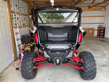 Photo of HONDA TALON 2-SEAT REAR WINDSHIELD 2019+ by Dirt Warrior Accessories - Premium WINDSHIELD for UTVs / Side by Sides