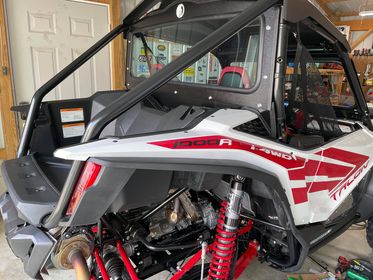 Photo of HONDA TALON 2-SEAT REAR WINDSHIELD 2019+ by Dirt Warrior Accessories - Premium WINDSHIELD for UTVs / Side by Sides
