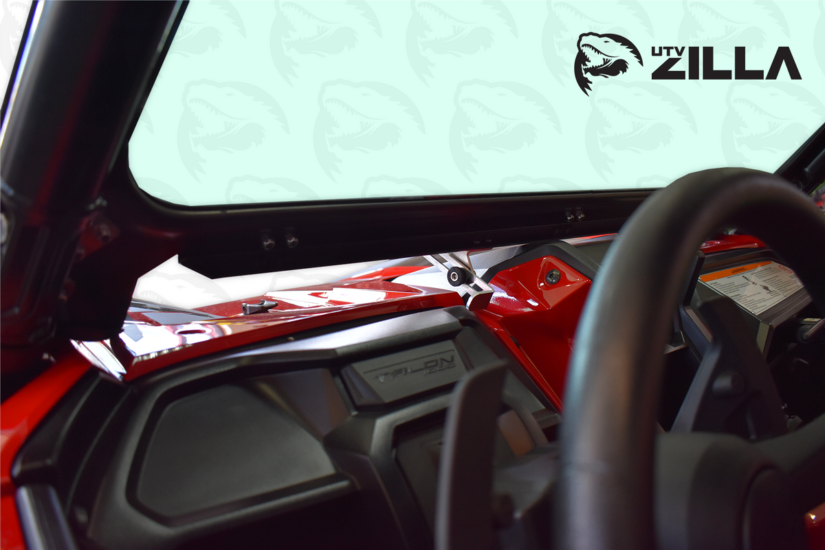 Photo of Vented Honda Talon Full Glass Windshield With Wiper by UTVZILLA - Premium for UTVs / Side by Sides