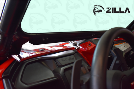Photo of Vented Honda Talon Full Glass Windshield With Wiper by UTVZILLA - Premium for UTVs / Side by Sides