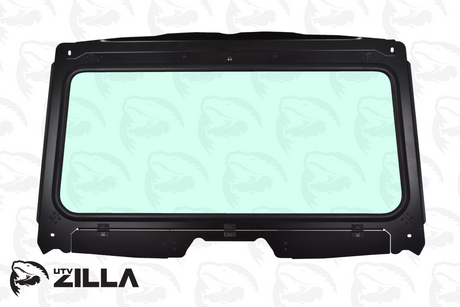 Photo of Vented Honda Talon Full Glass Windshield With Wiper by UTVZILLA - Premium for UTVs / Side by Sides