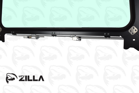 Photo of Vented Honda Talon Full Glass Windshield With Wiper by UTVZILLA - Premium for UTVs / Side by Sides