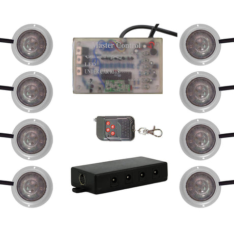 Photo of Tantrum LED Strobe and Rock Light Kit by Vision X Off-Road - Premium LED Accent Lighting for UTVs / Side by Sides