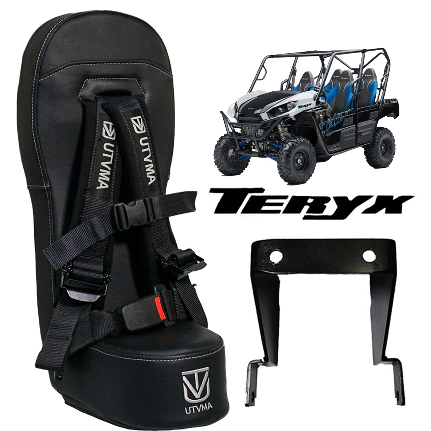 Photo of Teryx 4 Rear Bump Seat (2012-2025) by UTV Mountain Accessories - Premium Bump Seats for UTVs / Side by Sides