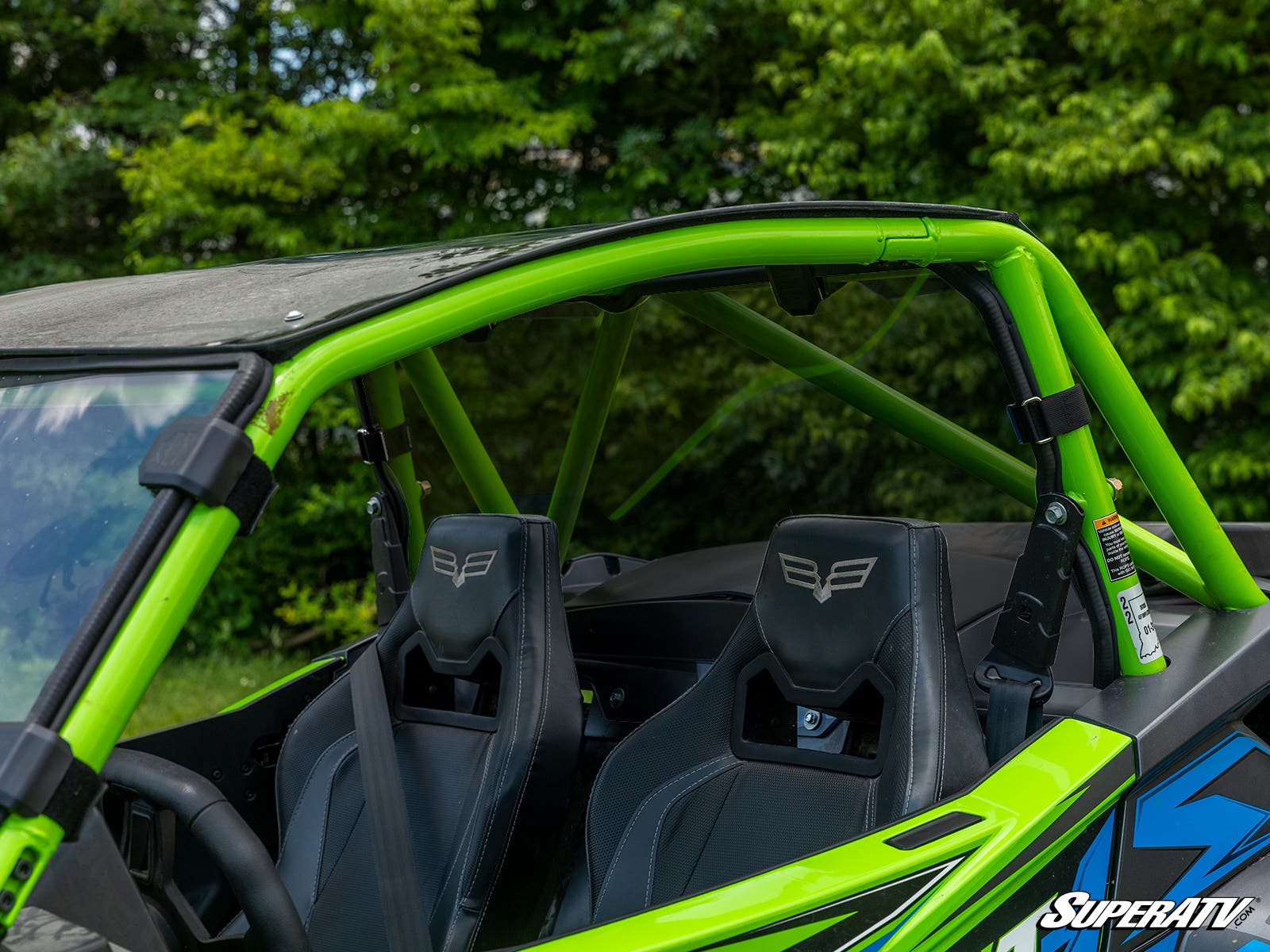 Photo of SuperATV Arctic Cat Wildcat XX Tinted Rear Windshield by SuperATV - Premium Windshields for UTVs / Side by Sides