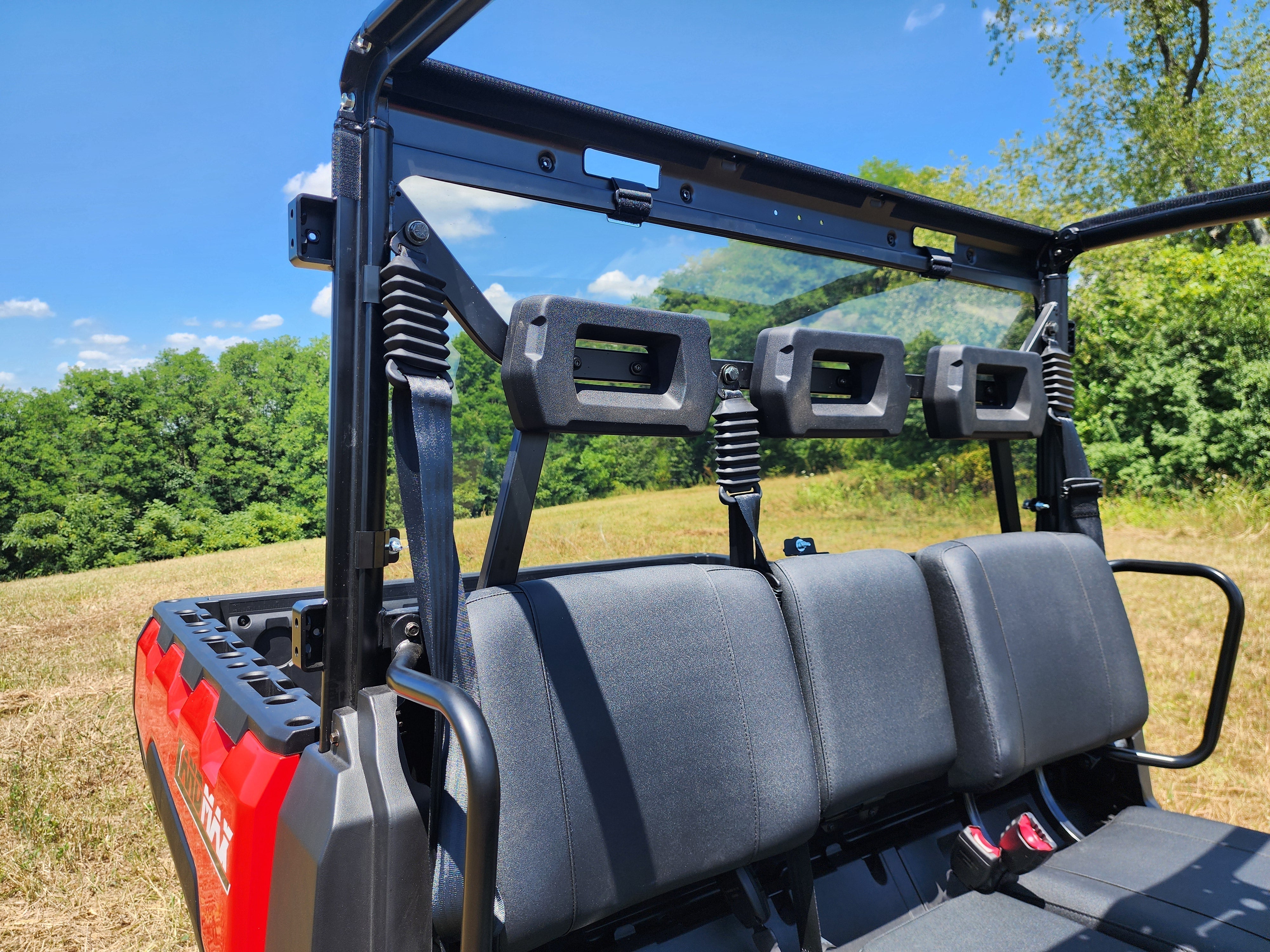 Photo of TGB LandMax 1000 - 1 Pc Polycarbonate Rear Windshield by 3 Star UTV - Premium Windshields for UTVs / Side by Sides