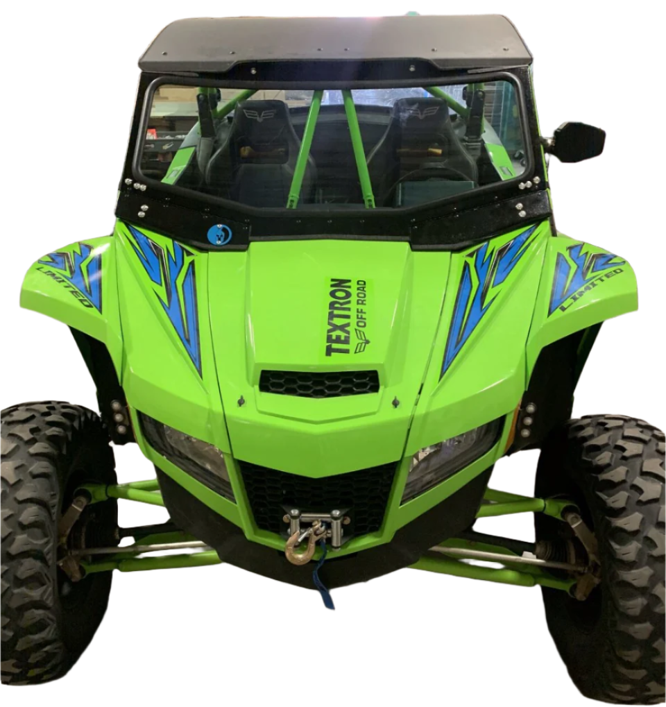 Photo of TEXTRON WILDCAT XX FRONT WINDSHIELD 2018-21 by Dirt Warrior Accessories - Premium Windshields for UTVs / Side by Sides