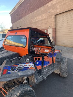 Photo of POLARIS RZR 900XP REAR WINDSHIELD 2011-13 by Dirt Warrior Accessories - Premium WINDSHIELD for UTVs / Side by Sides