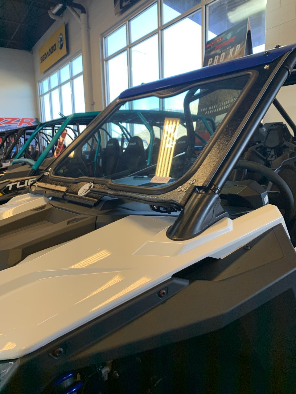 Photo of POLARIS RZR PRO XP FRONT WINDSHIELD 2019-24 by Dirt Warrior Accessories - Premium Windshields for UTVs / Side by Sides