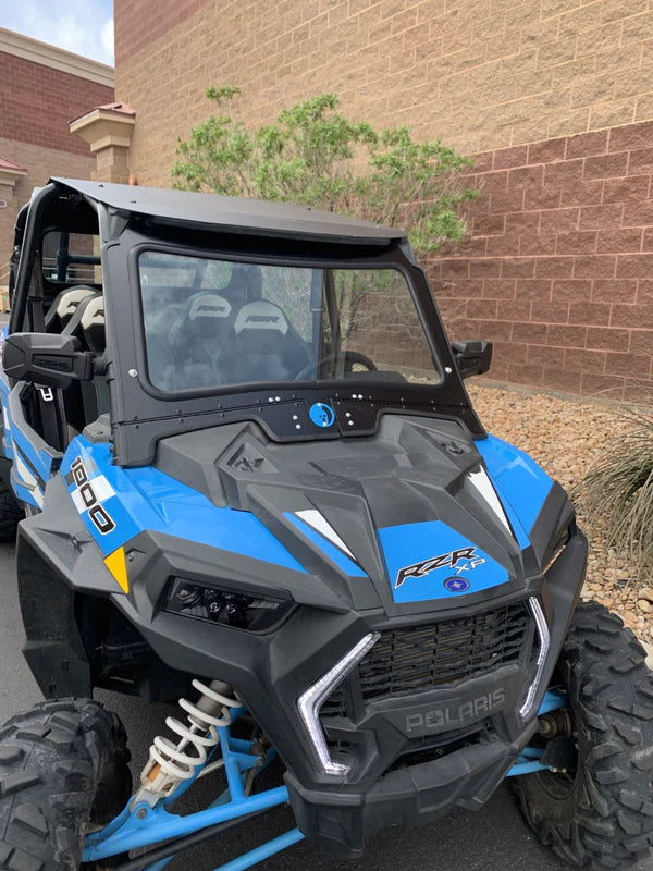 Photo of Polaris RZR 1000 XP/Turbo Front Windshield (2019+) by Dirt Warrior Accessories - Premium Windshields for UTVs / Side by Sides