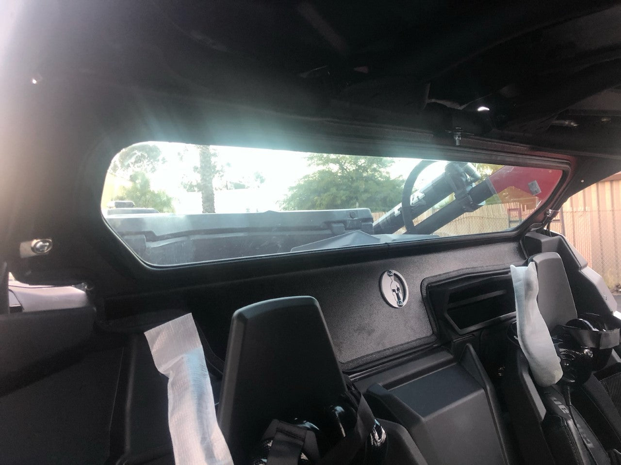Photo of CANAM X3 REAR WINDSHIELD 2016+ by Dirt Warrior Accessories - Premium WINDSHIELD for UTVs / Side by Sides