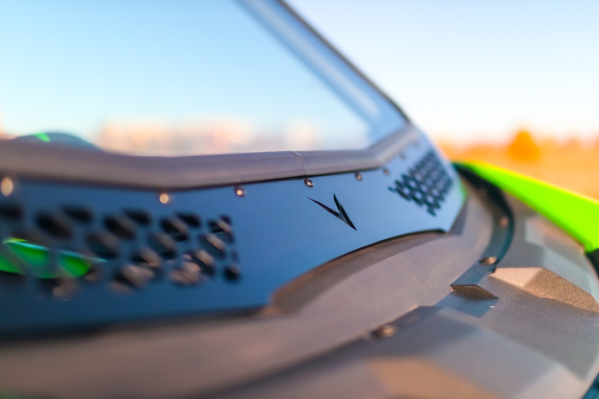 Photo of Voodoo Riders KH2 Full Glass Windshield by Moto Armor - Premium for UTVs / Side by Sides