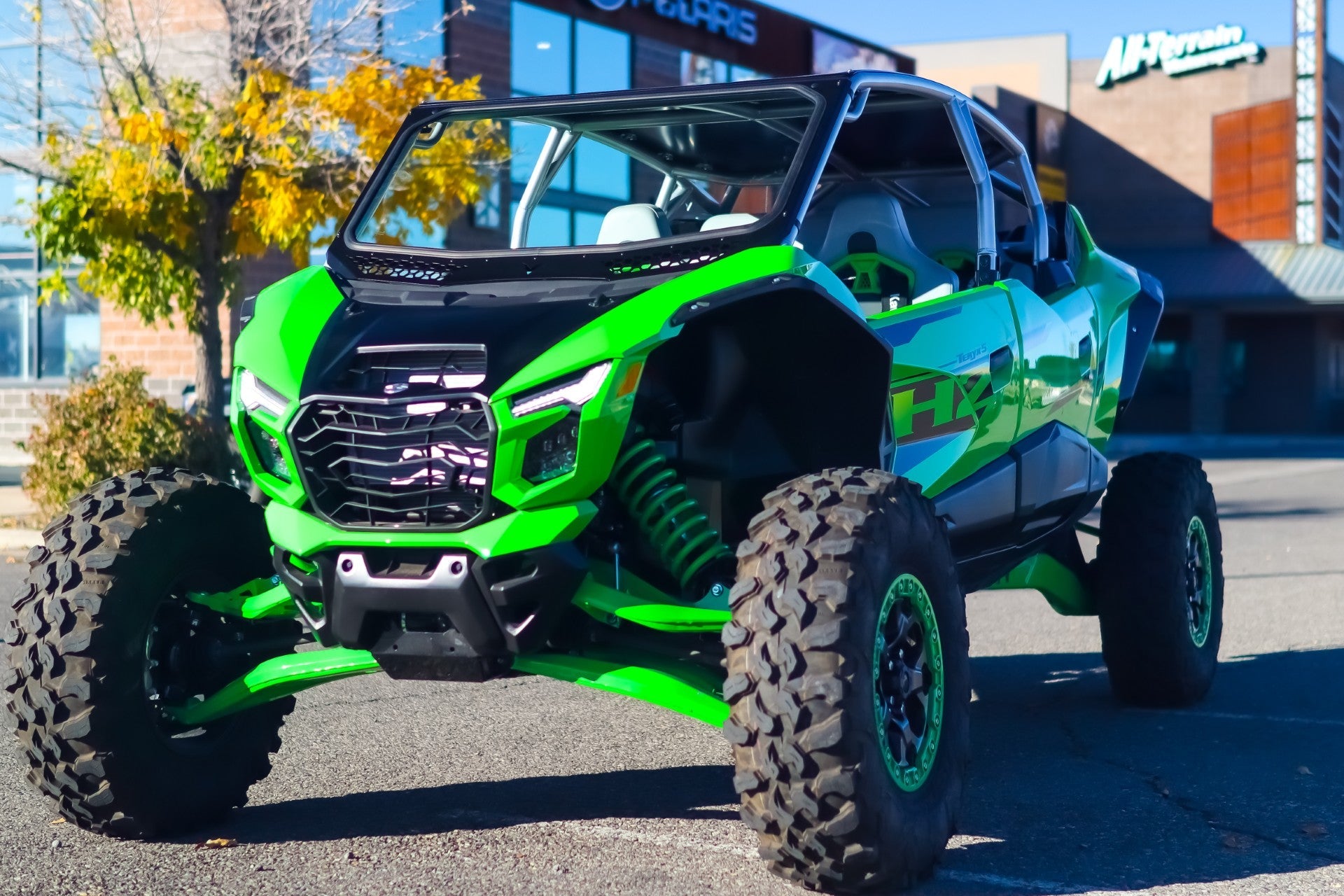 Photo of Voodoo Riders KH2 Full Glass Windshield by Moto Armor - Premium for UTVs / Side by Sides