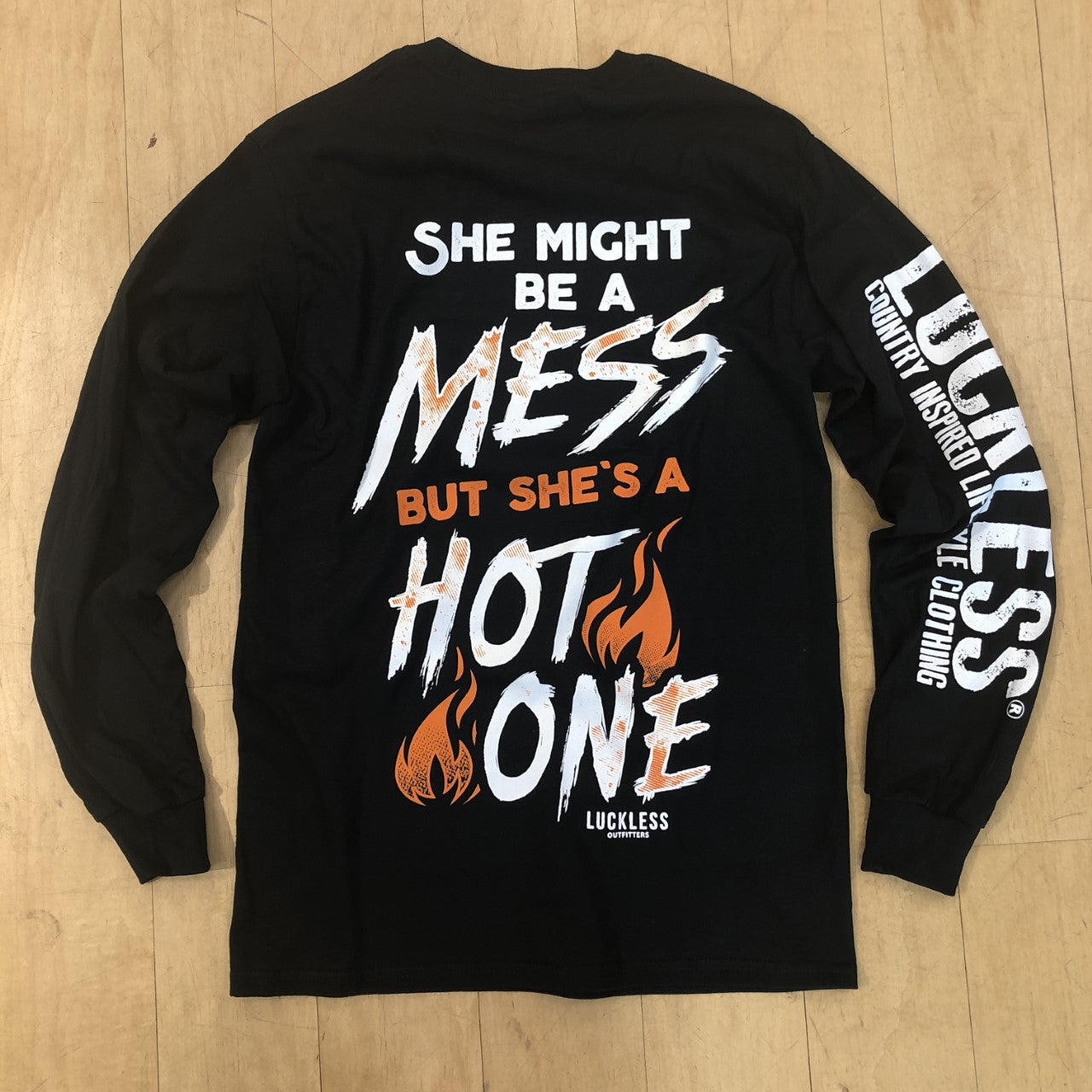 Photo of Might be a Mess But She's a Hot One ( Multiple Styles ) by Luckless Outfitters - Premium for UTVs / Side by Sides