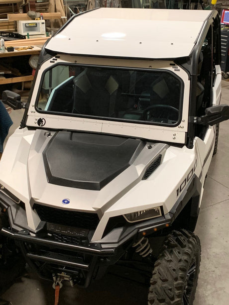 Photo of POLARIS GENERAL FRONT WINDSHIELD 2016+ by Dirt Warrior Accessories - Premium Windshields for UTVs / Side by Sides