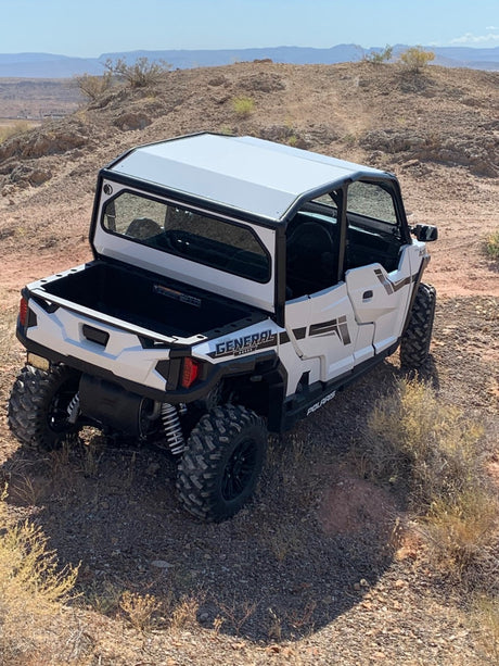 Photo of POLARIS GENERAL REAR WINDSHIELD 2016+ by Dirt Warrior Accessories - Premium WINDSHIELD for UTVs / Side by Sides