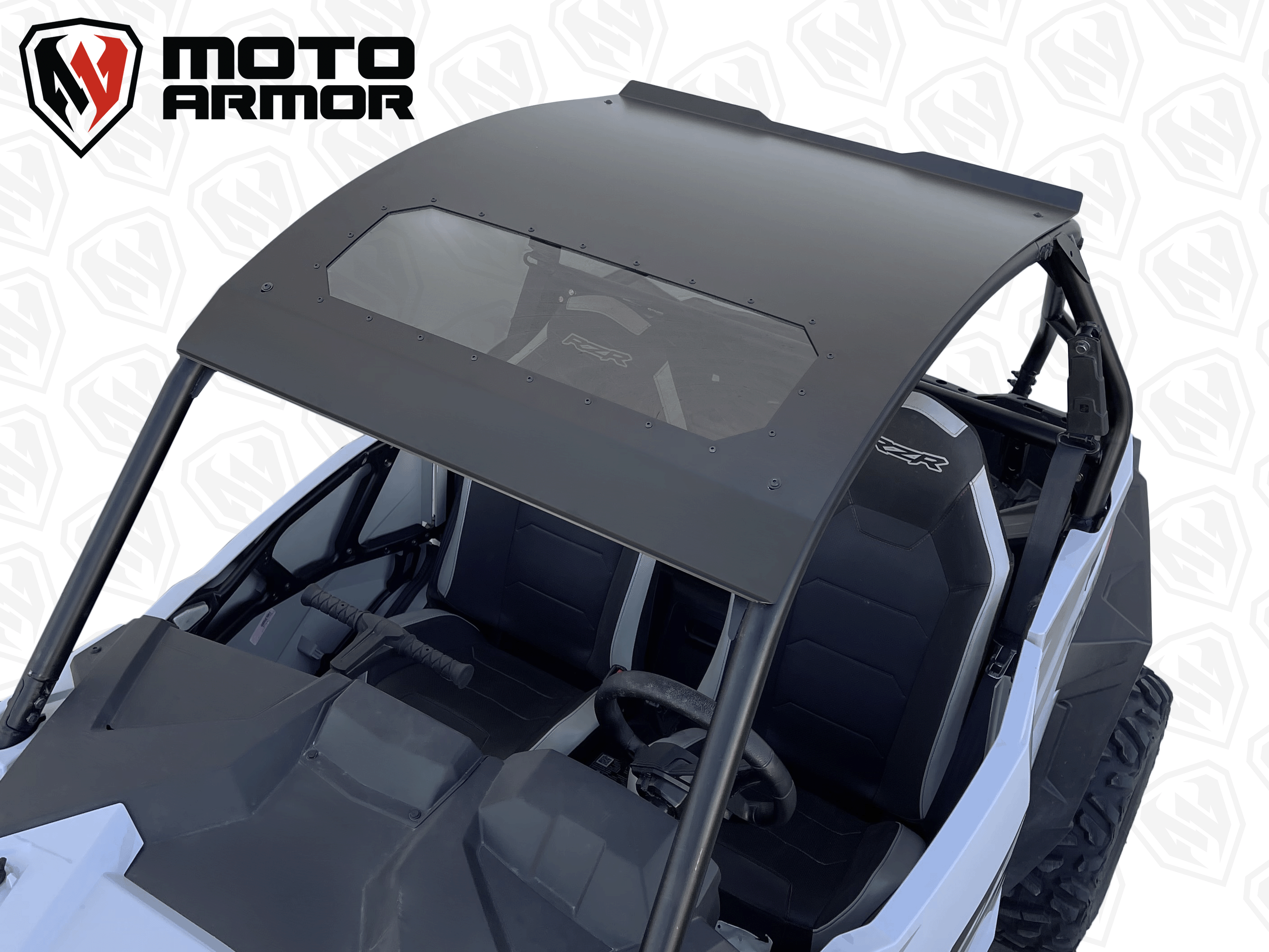 Photo of Polaris RZR Trail Aluminum Roof (With Sunroof) (2 Seat) by Moto Armor - Premium Roofs for UTVs / Side by Sides
