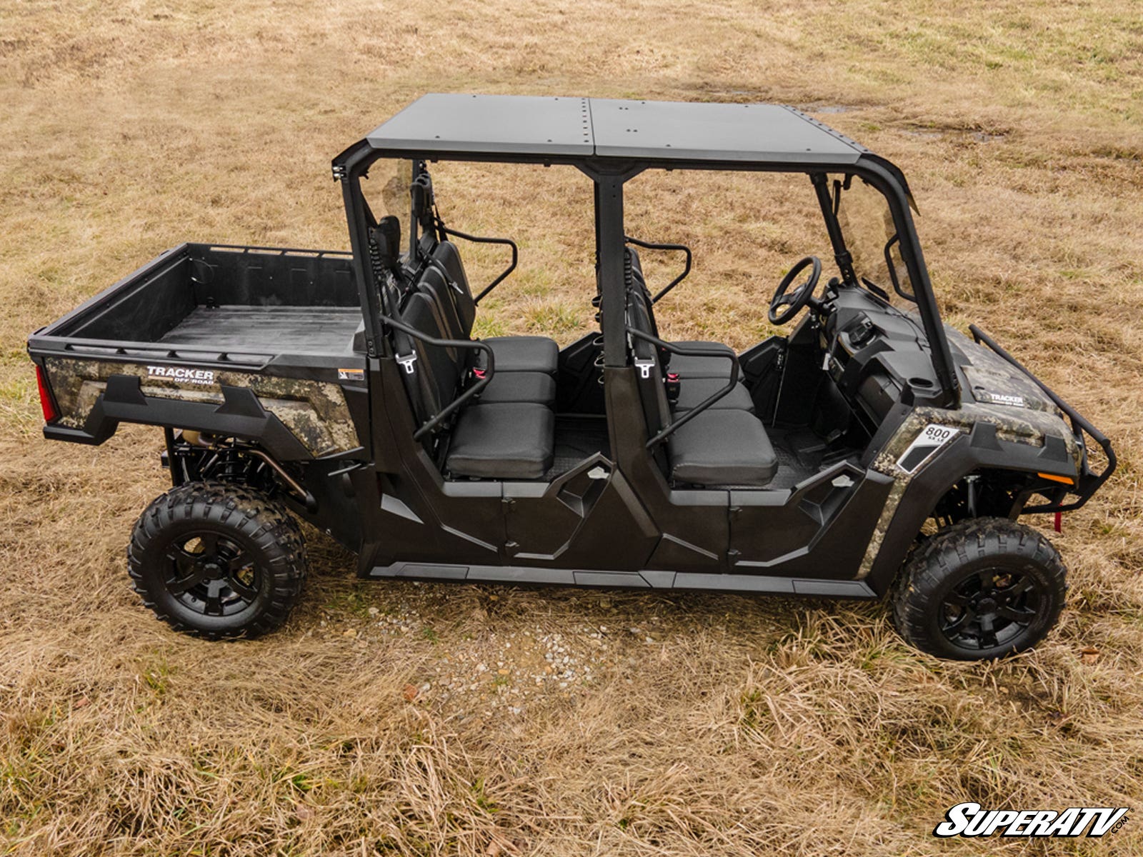 Photo of SuperATV Tracker 800SX CREW Aluminum Roof by SuperATV - Premium Roofs for UTVs / Side by Sides