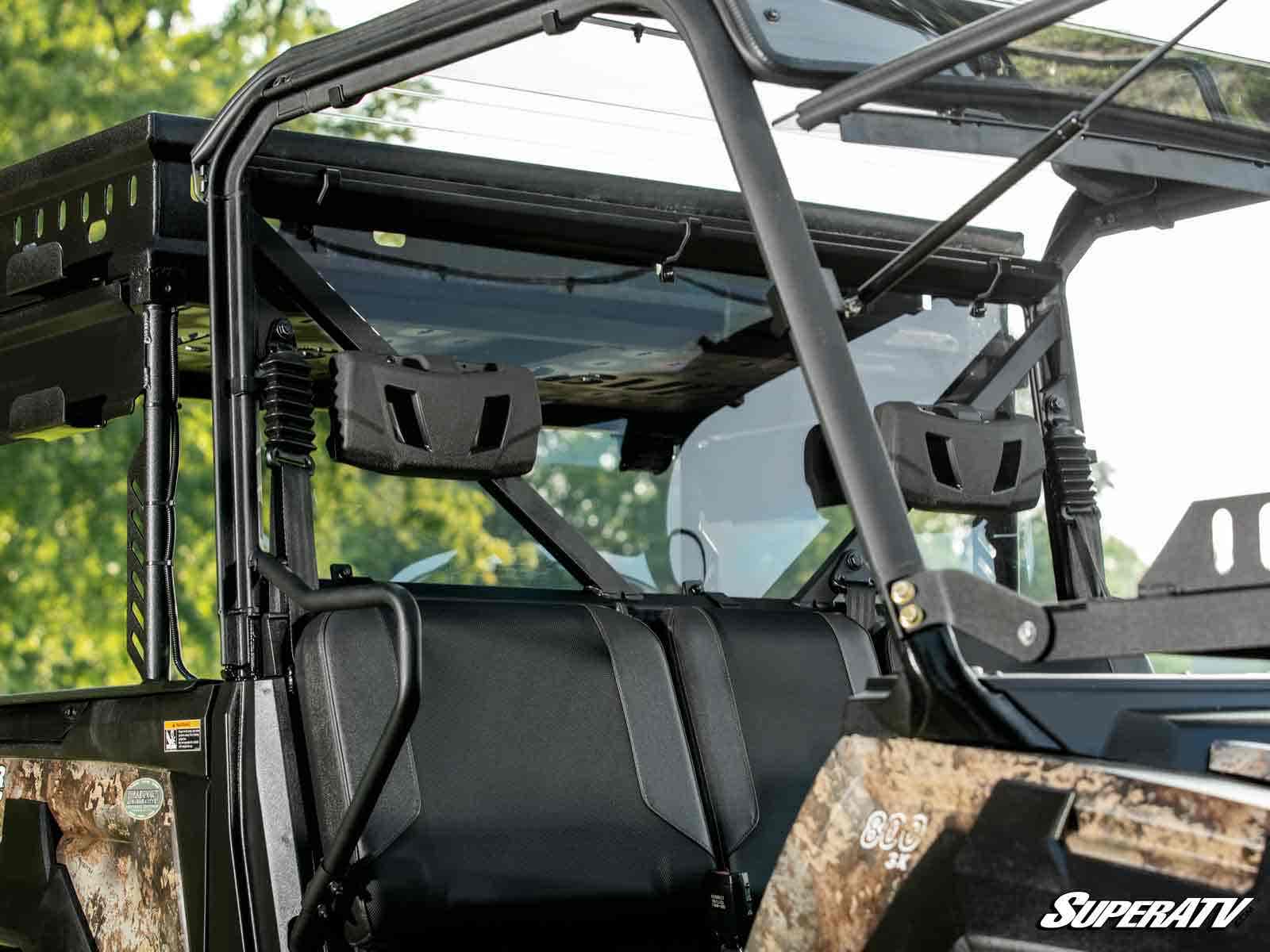 Photo of SuperATV Tracker 800SX Rear Windshield by SuperATV - Premium Windshields for UTVs / Side by Sides