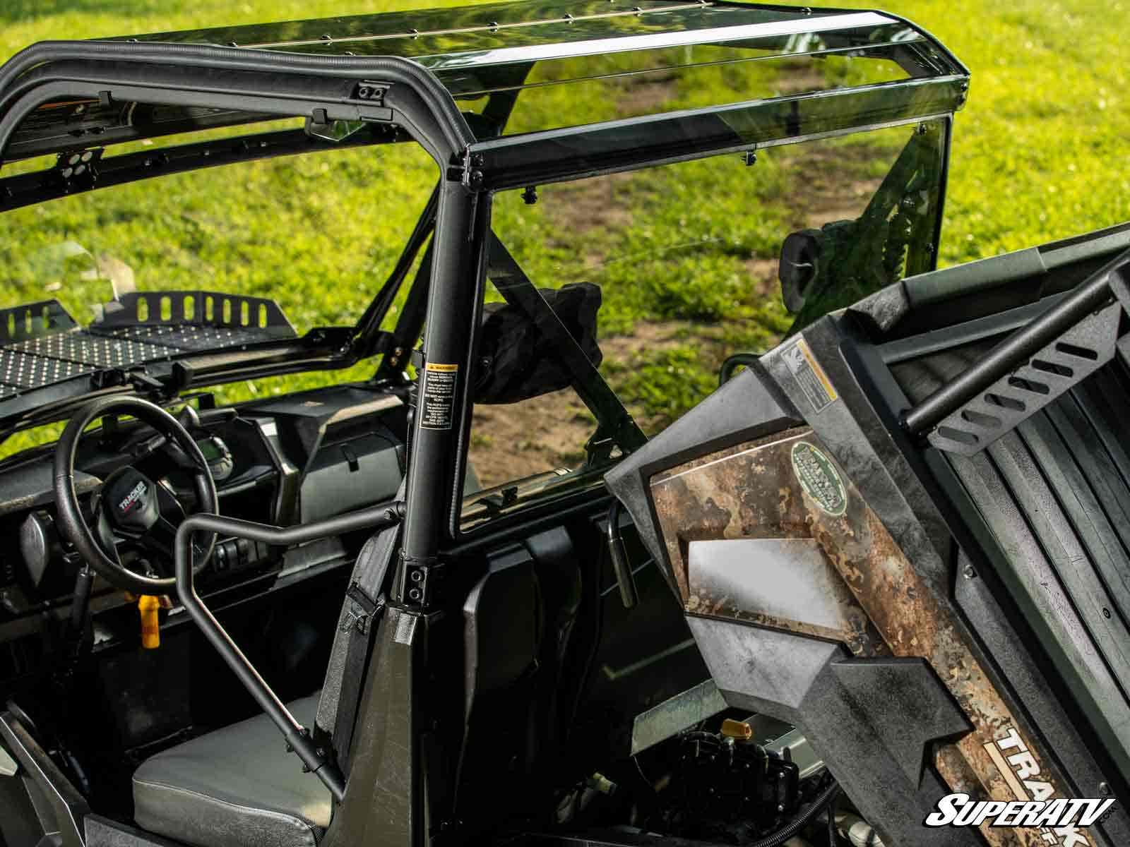 Photo of SuperATV Tracker 800SX Rear Windshield by SuperATV - Premium Windshields for UTVs / Side by Sides