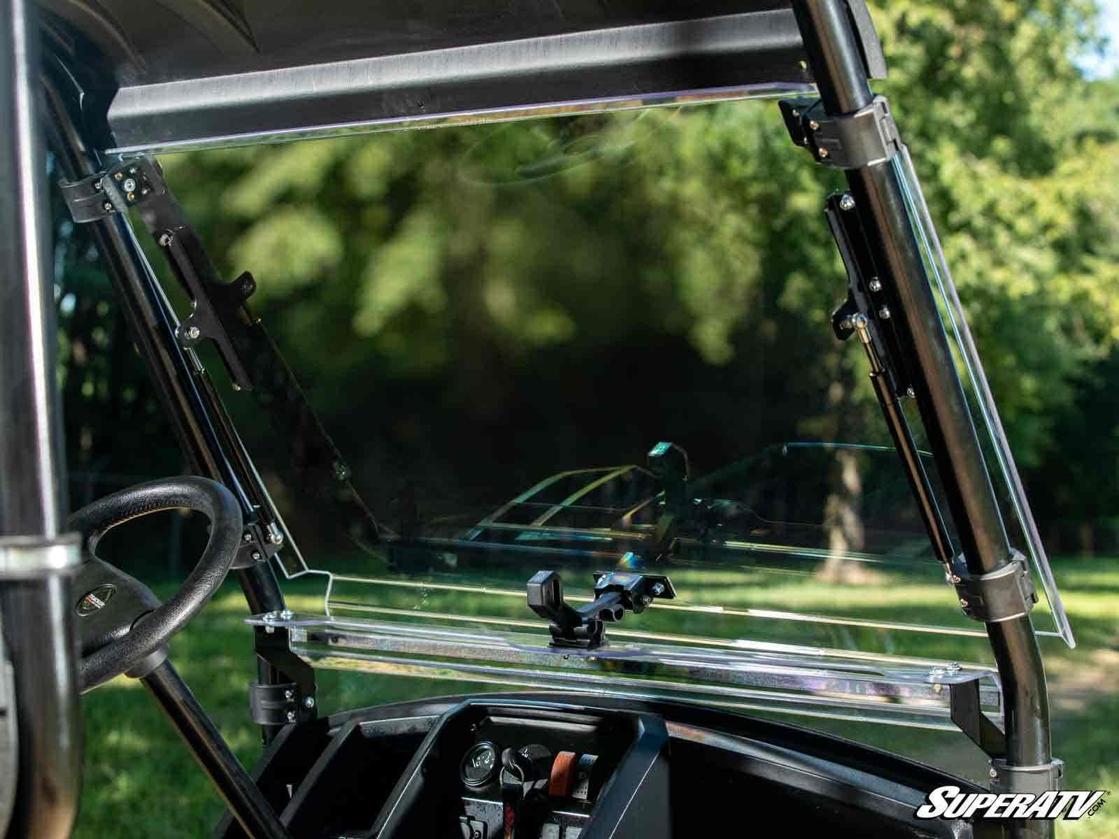 Photo of SuperATV Tracker OX400 Scratch-Resistant Flip Windshield by SuperATV - Premium Windshields for UTVs / Side by Sides