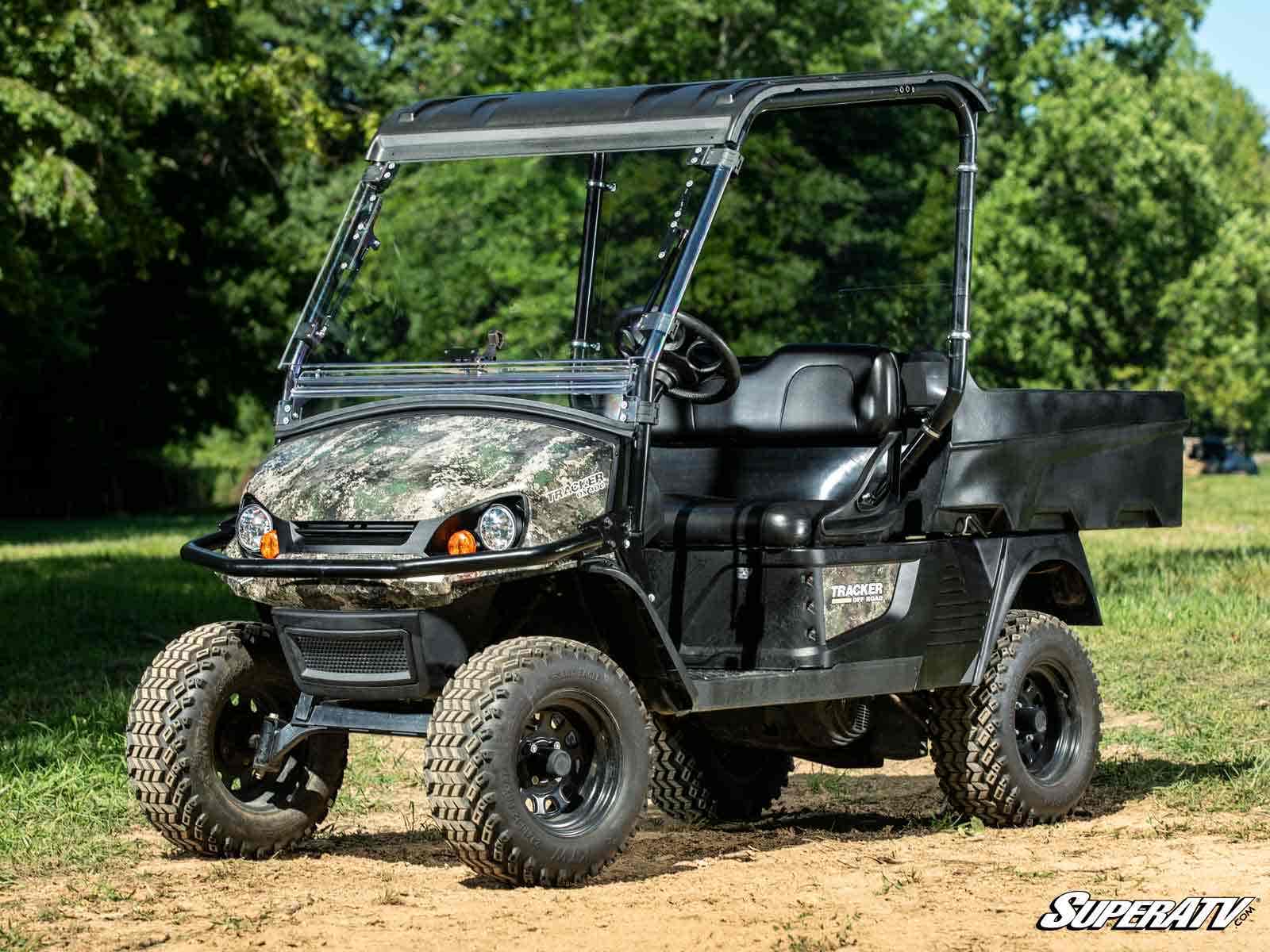 Photo of SuperATV Tracker OX400 Scratch-Resistant Flip Windshield by SuperATV - Premium Windshields for UTVs / Side by Sides