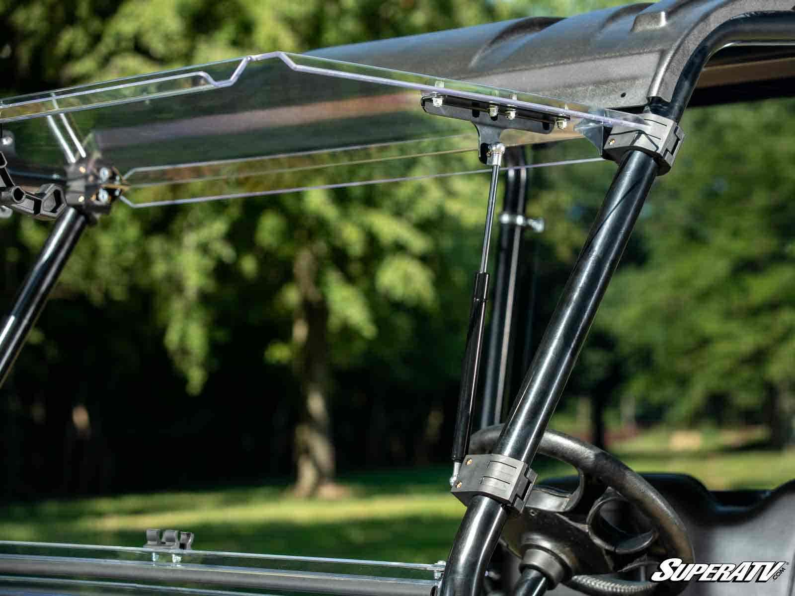 Photo of SuperATV Tracker OX400 Scratch-Resistant Flip Windshield by SuperATV - Premium Windshields for UTVs / Side by Sides