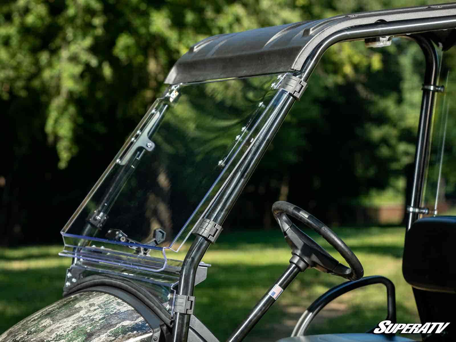 Photo of SuperATV Tracker OX400 Scratch-Resistant Flip Windshield by SuperATV - Premium Windshields for UTVs / Side by Sides