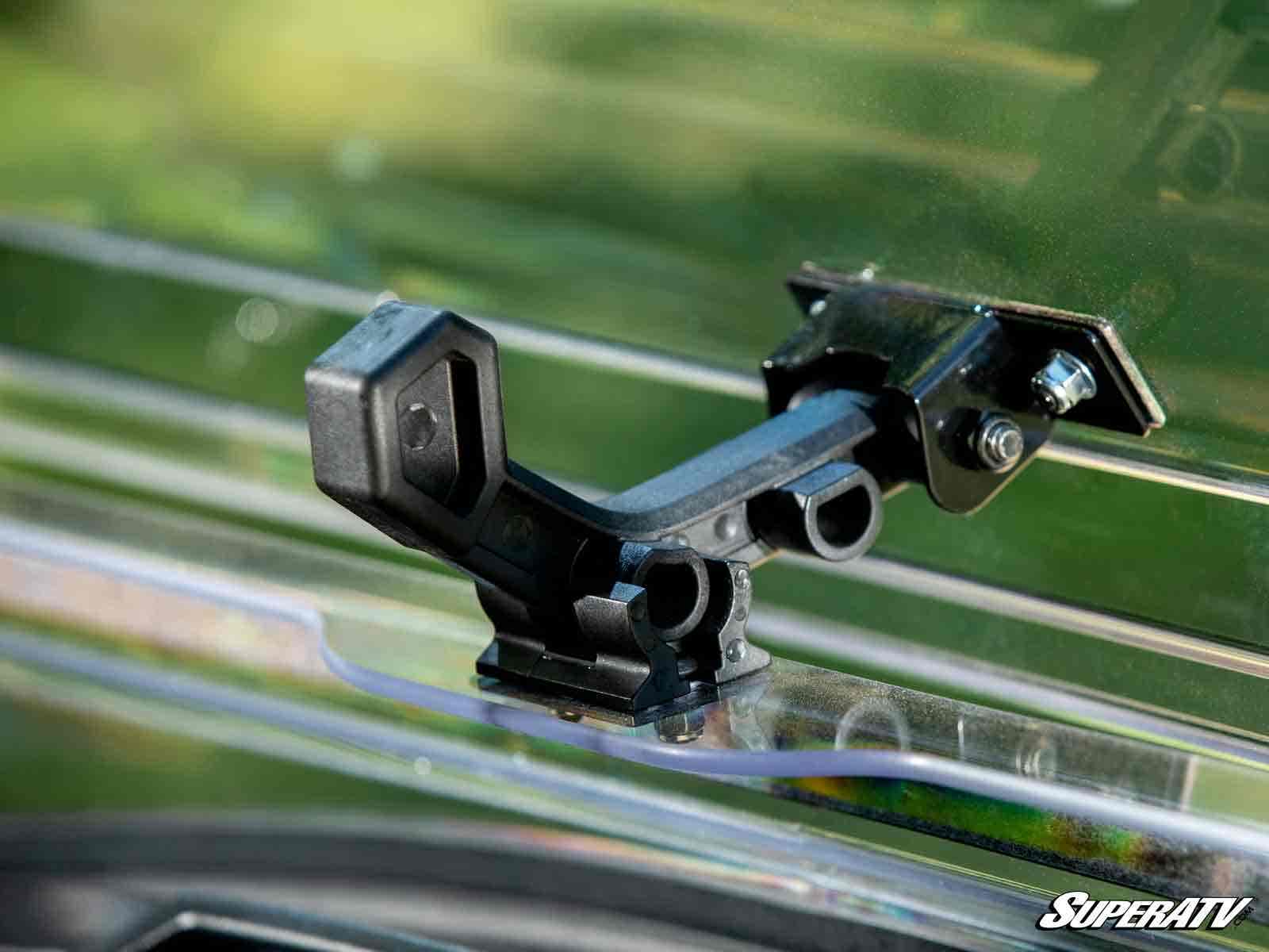 Photo of SuperATV Tracker OX400 Scratch-Resistant Flip Windshield by SuperATV - Premium Windshields for UTVs / Side by Sides