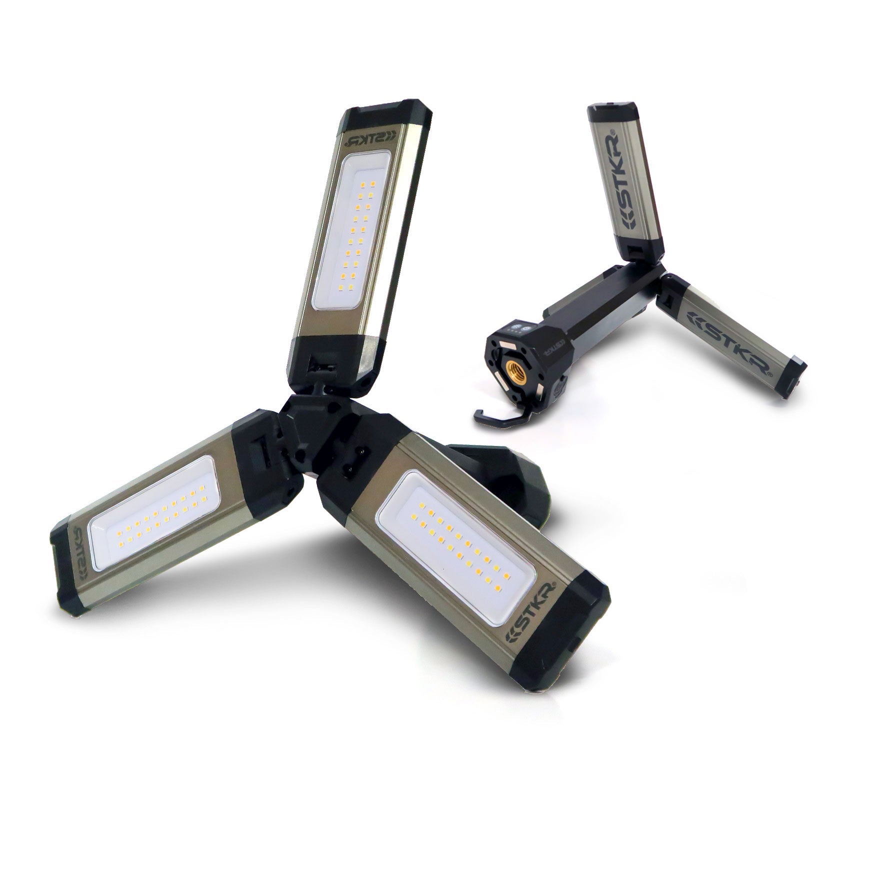 Photo of TRi-Mobile Work Light with Tripod - Portable Rechargeable Shoplight by STKR Concepts - Premium Telescoping Light for UTVs / Side by Sides