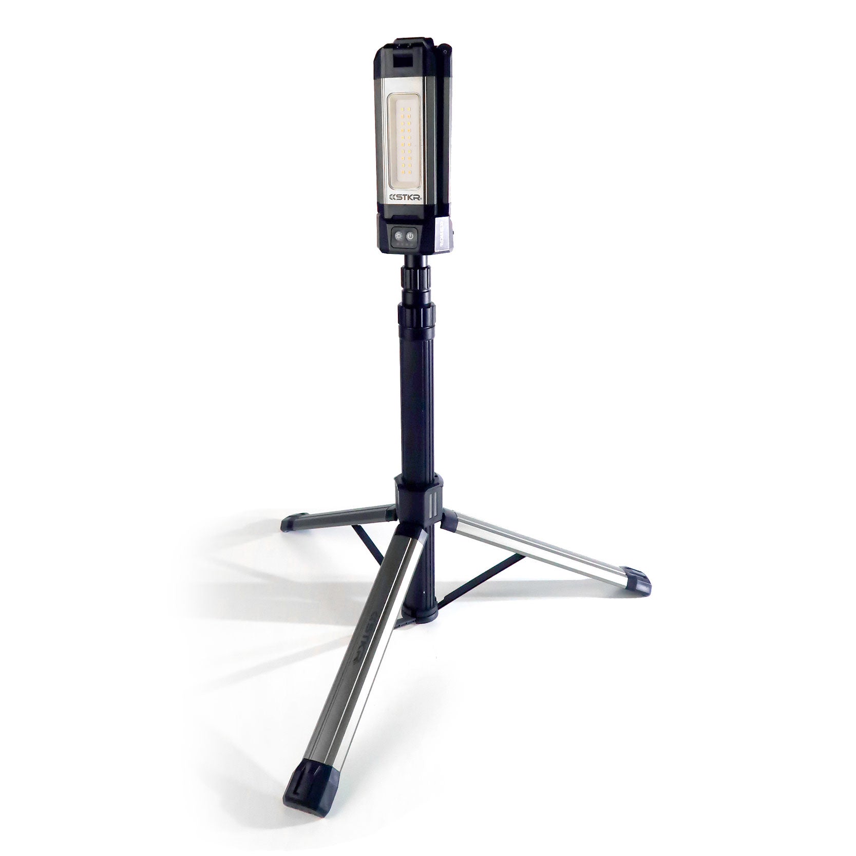 Photo of TRi-Mobile Work Light with Tripod - Portable Rechargeable Shoplight by STKR Concepts - Premium Telescoping Light for UTVs / Side by Sides