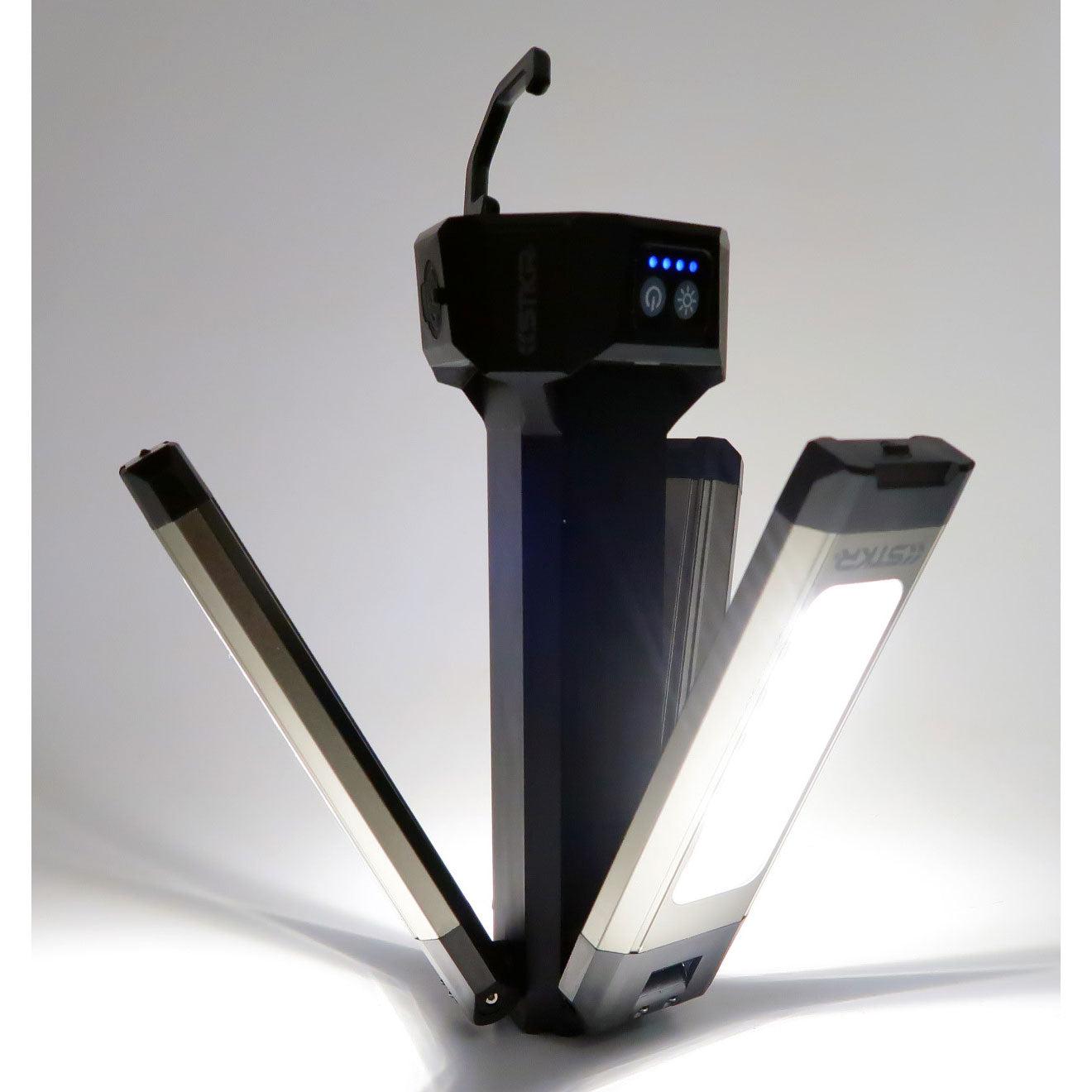 Photo of TRi-Mobile Work Light with Tripod - Portable Rechargeable Shoplight by STKR Concepts - Premium Telescoping Light for UTVs / Side by Sides