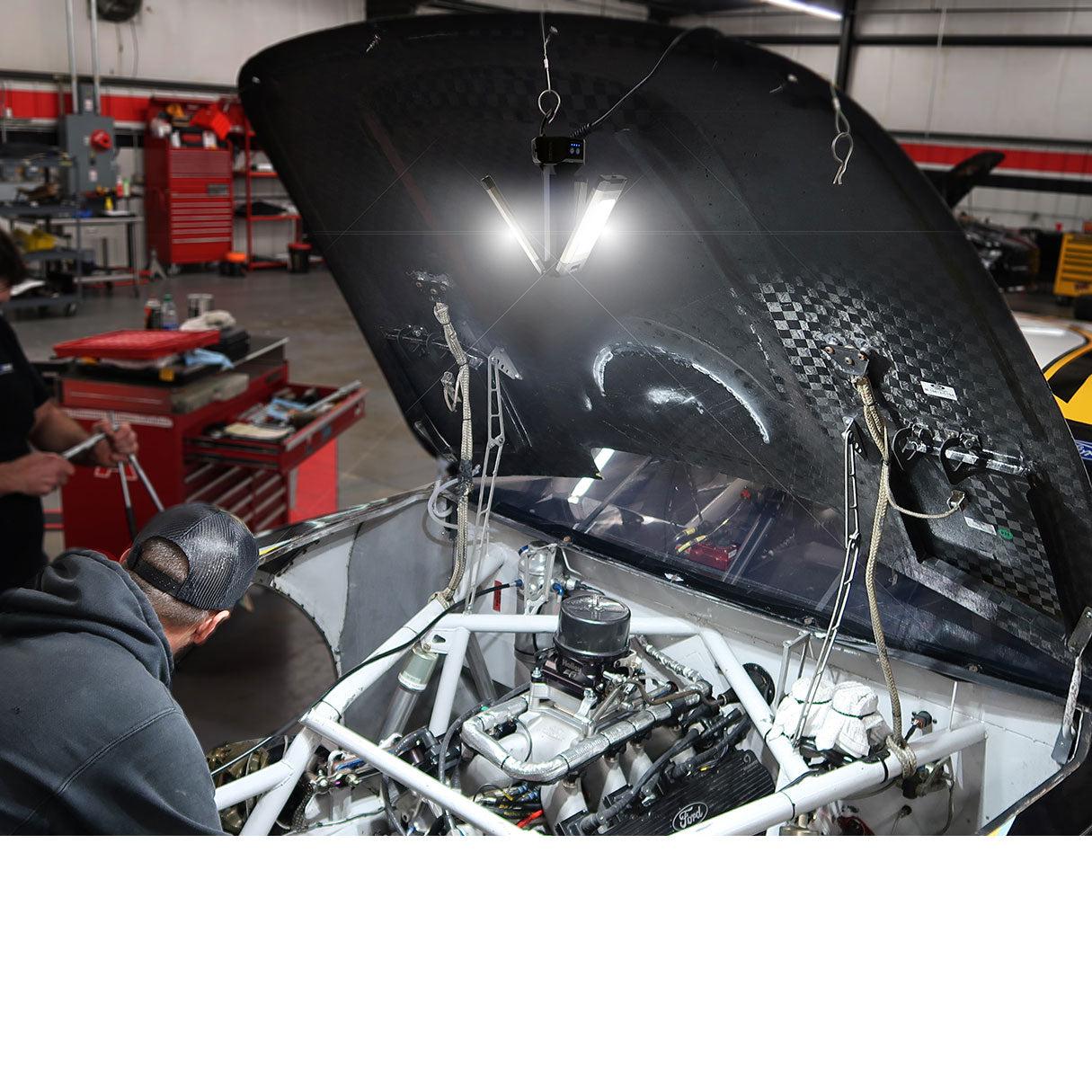 Photo of TRi-Mobile Work Light - Portable Rechargeable Shoplight by STKR Concepts - Premium Telescoping Light for UTVs / Side by Sides