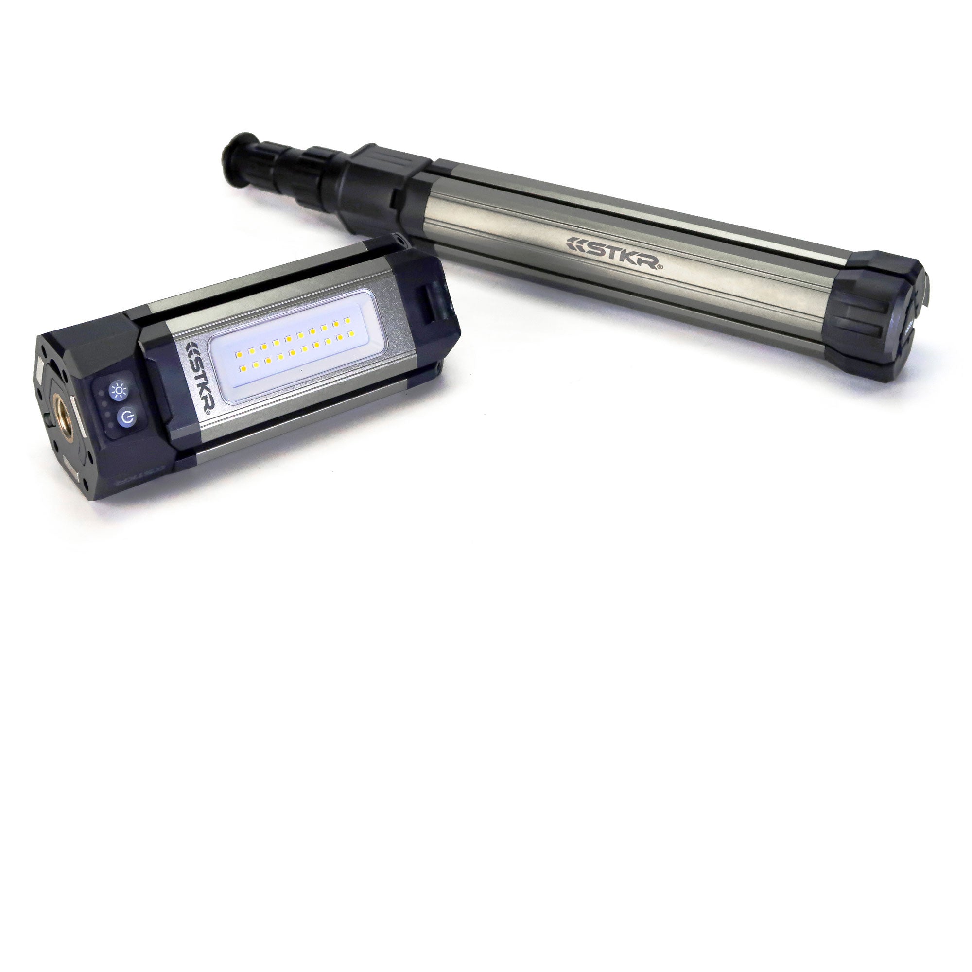 Photo of TRi-Mobile Work Light with Tripod - Portable Rechargeable Shoplight by STKR Concepts - Premium Telescoping Light for UTVs / Side by Sides