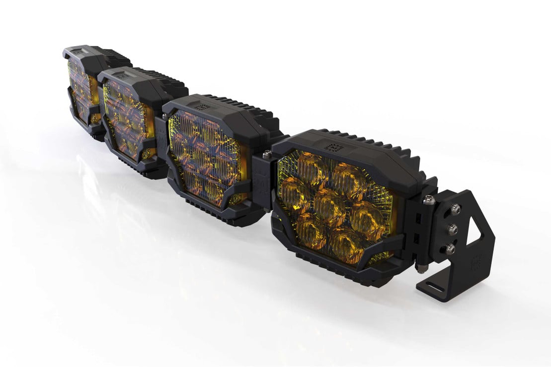 Photo of Morimoto Triple Row Banger Bar off Road LED Light Bar - 4 Pod / 29” by Morimoto - Premium Light Pods for UTVs / Side by Sides