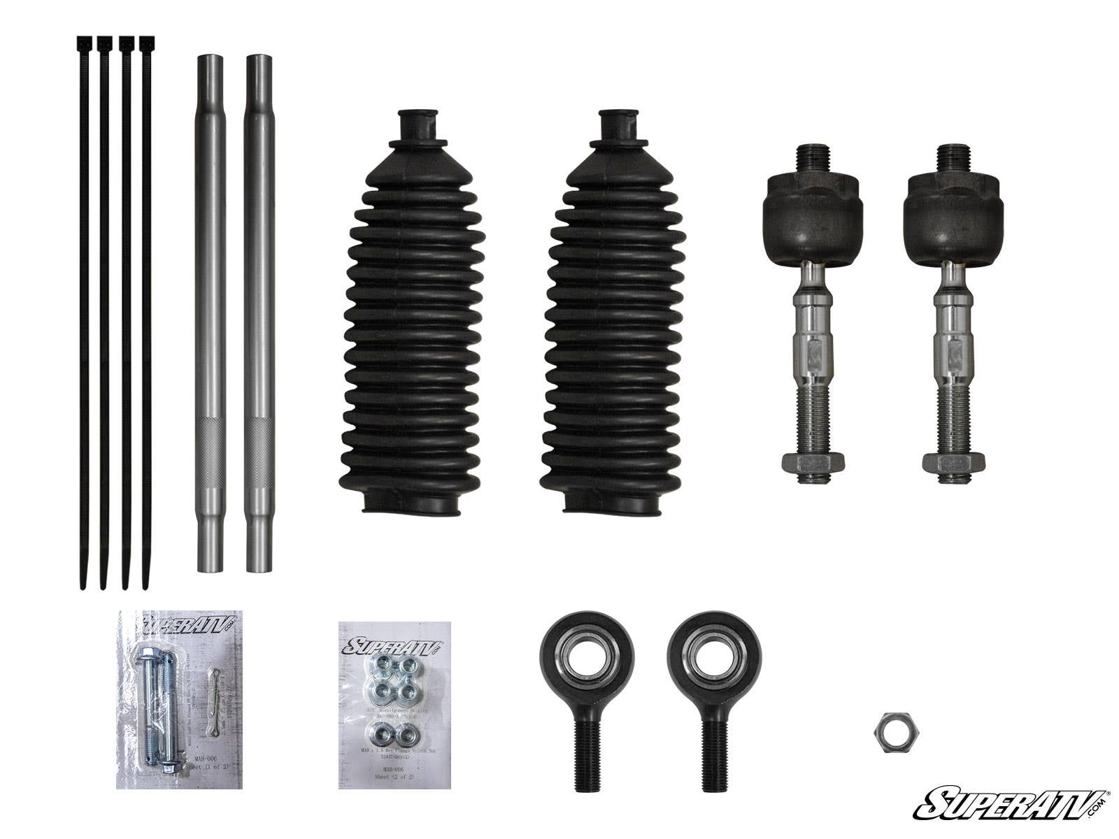 Photo of SuperATV Can-Am Maverick Trail Heavy Duty Tie Rod Kit by SuperATV - Premium Tie Rods for UTVs / Side by Sides