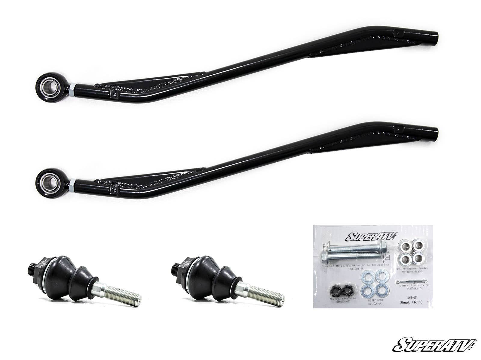 Photo of SuperATV Can-Am Maverick X3 Heavy Duty Z-Bend Tie Rods by SuperATV - Premium Tie Rods for UTVs / Side by Sides