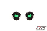 XTC Turn Signal Dash Indicators - LED Green Arrows Left and Right