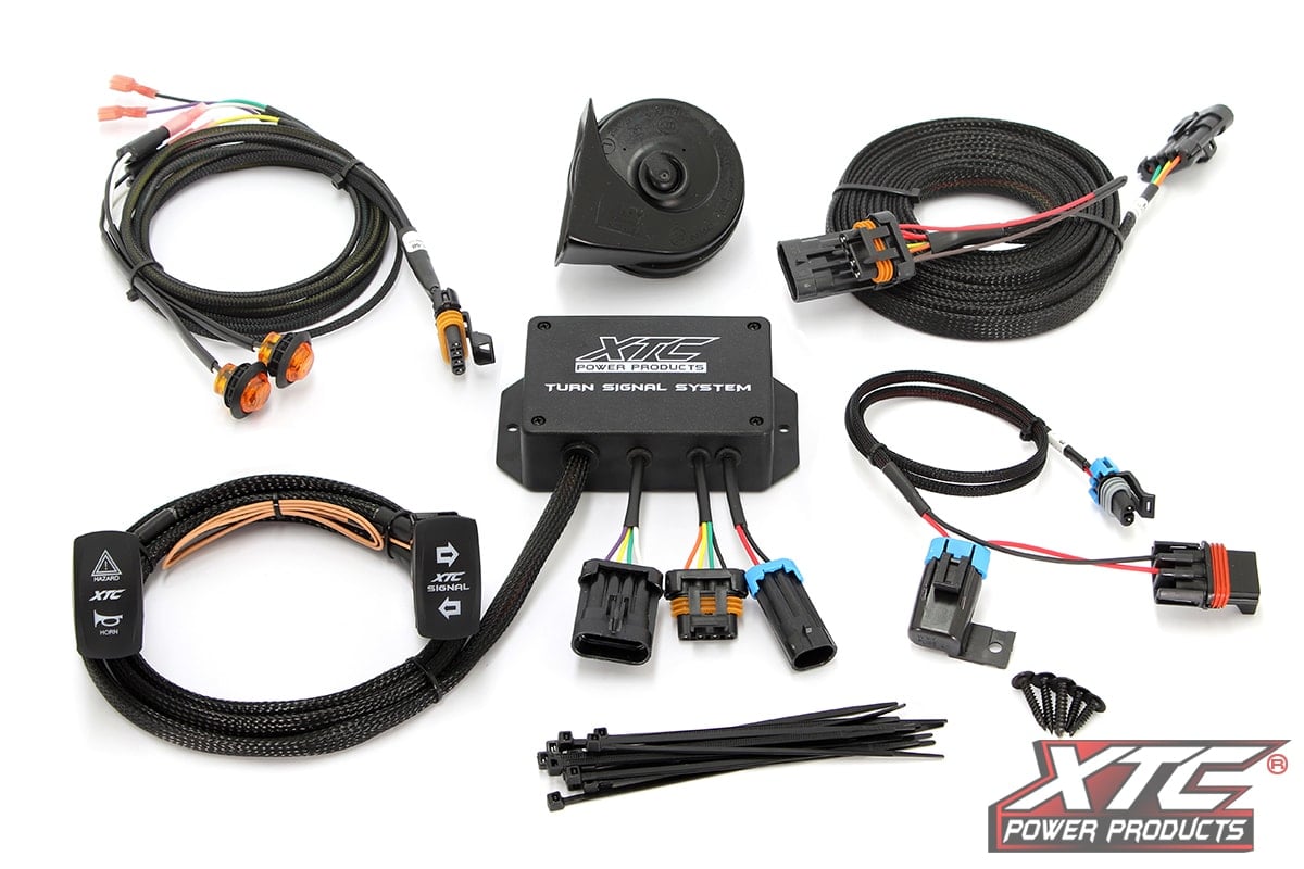 Photo of XTC Polaris General 2019+ and Ranger XP 1000 2018+ Plug and Play Turn Signal System with Horn by XTC Power Products - Premium Street Legal Kits for UTVs / Side by Sides