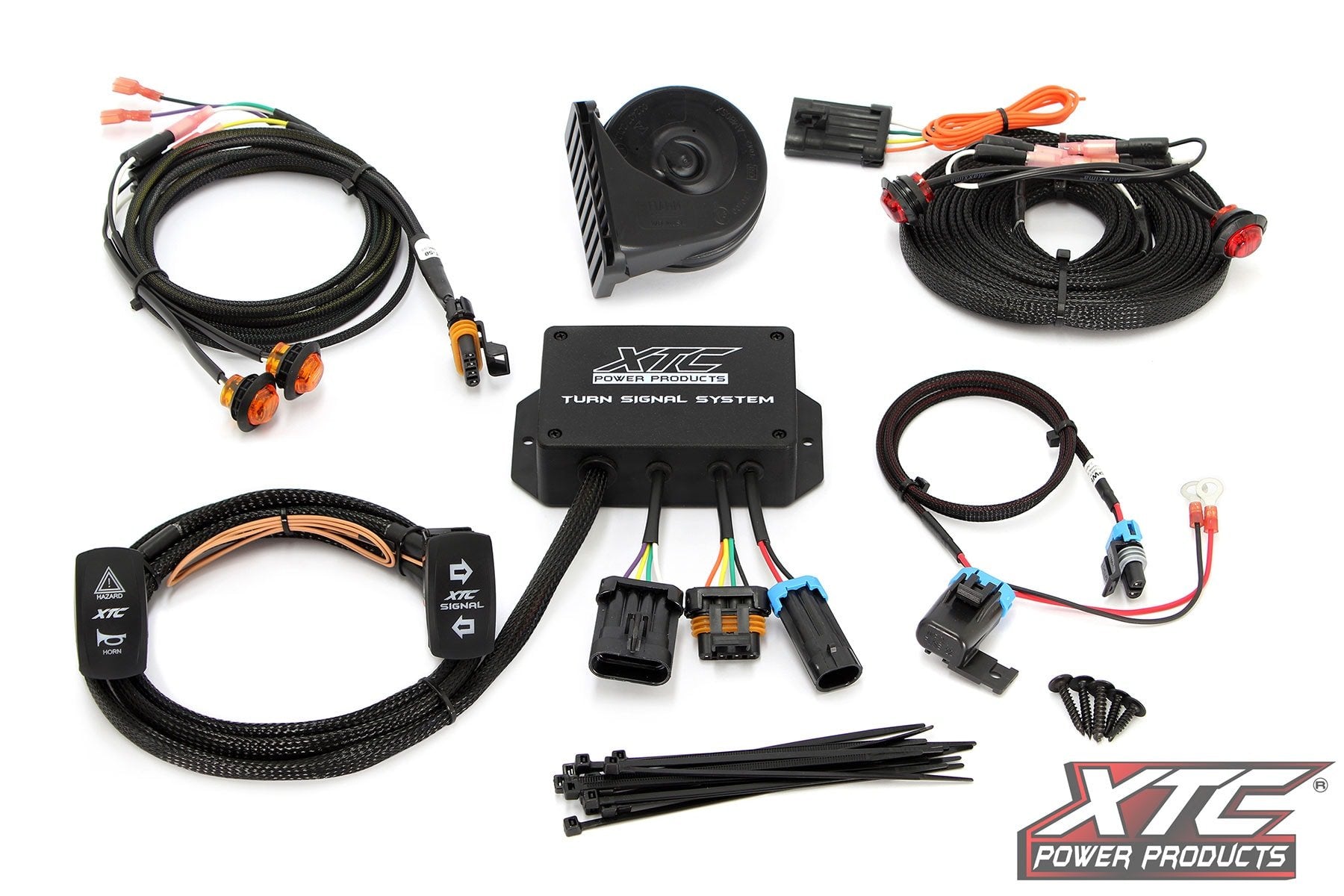 Photo of XTC Universal Plug and Play Turn Signal System with Horn Includes Rear Marker Lights by XTC Power Products - Premium Street Legal Kits for UTVs / Side by Sides
