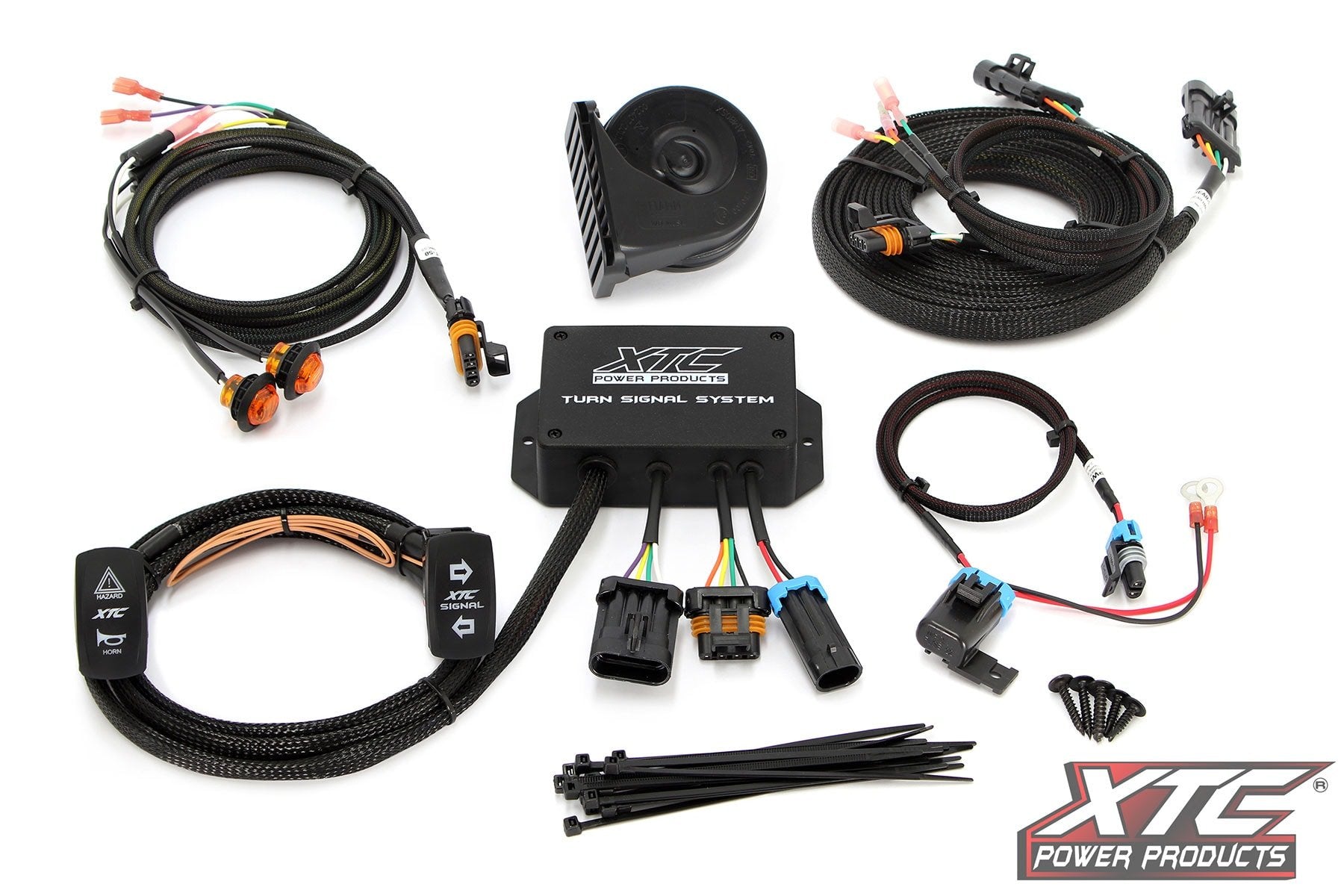 Photo of XTC Universal Plug and Play Turn Signal System with Horn Includes OEM Interface Wires by XTC Power Products - Premium Street Legal Kits for UTVs / Side by Sides