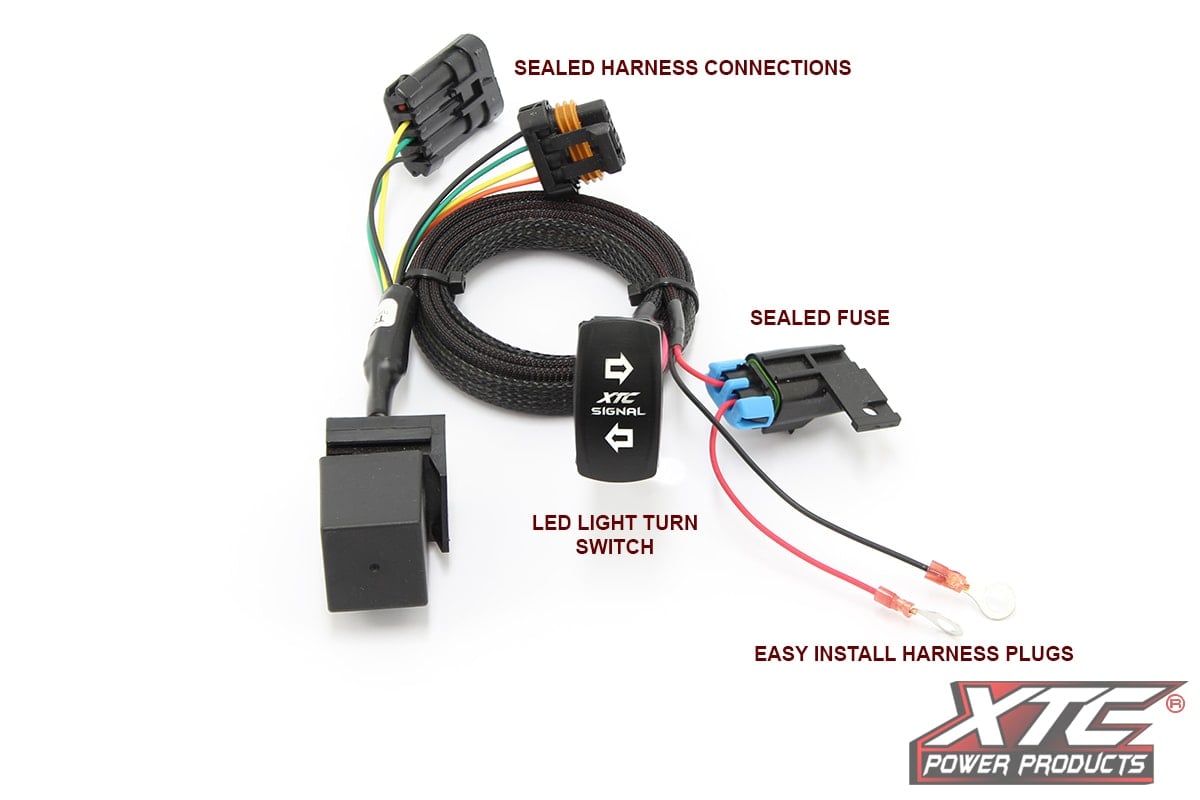 Photo of XTC Universal Basic Plug and Play Turn Signal System by XTC Power Products - Premium Street Legal Kits for UTVs / Side by Sides